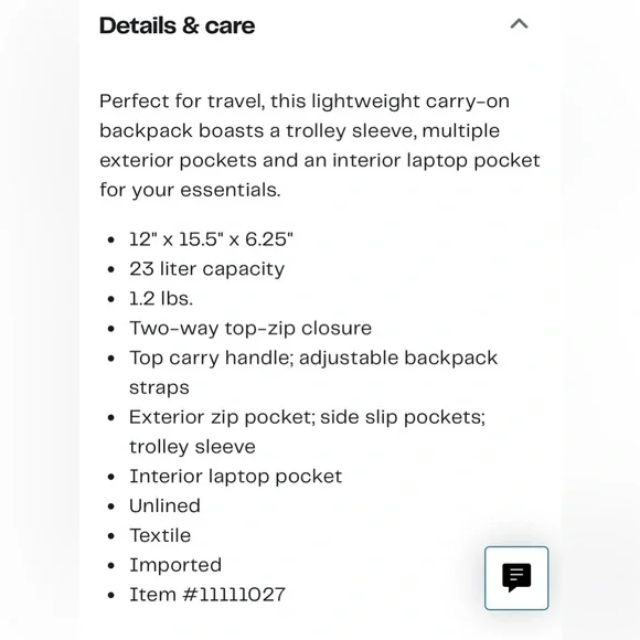 Beis The Beisics Backpack, olive green, NWOT - Picture 11 of 11